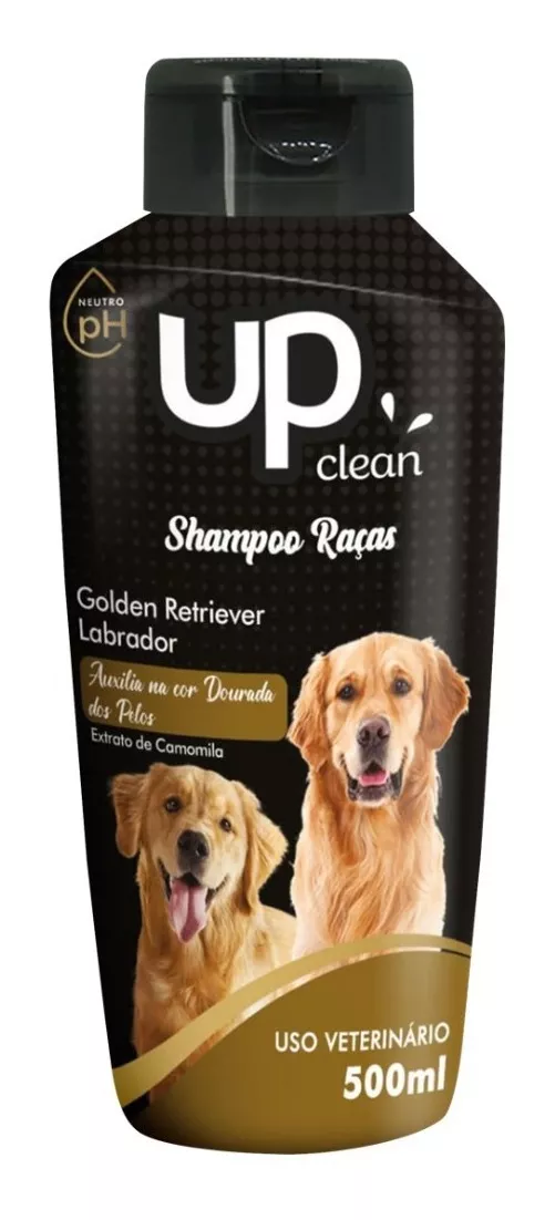 SHAMPOO UP CLEAN RAÇAS GOLDEN/LABRADOR 500ML