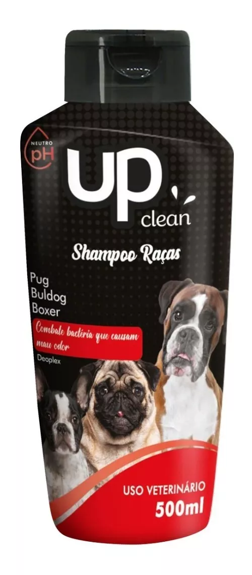 SHAMPOO UP CLEAN RAÇAS PUG/BULDOG/BOXER 500ML