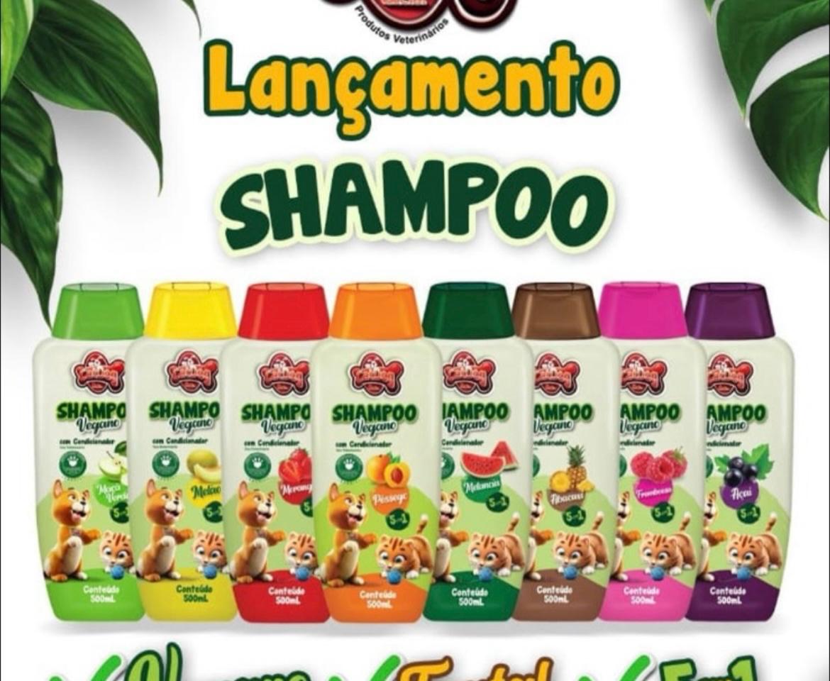 Shampoo Veg 5×1 Melancia 500Ml